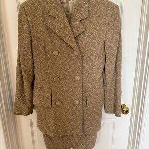 Vintage, Italian made dress with overcoat/jacket.